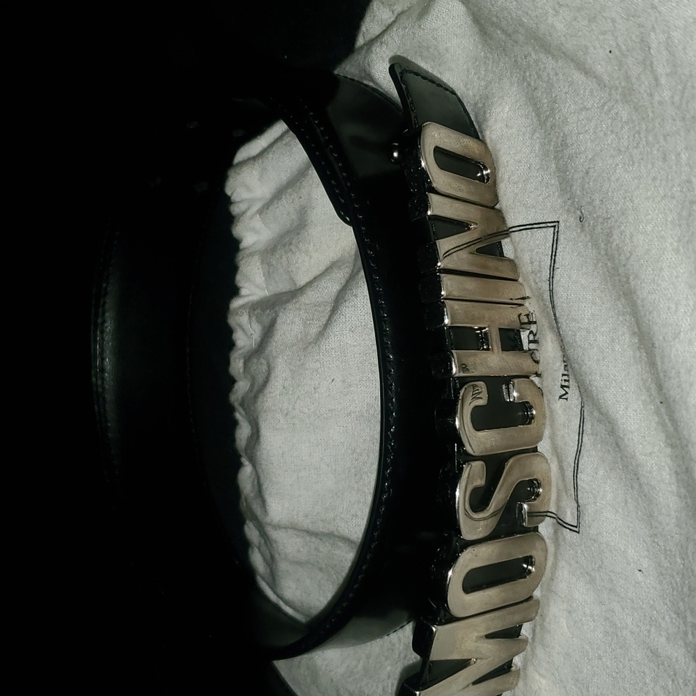 Authentic moschino belt